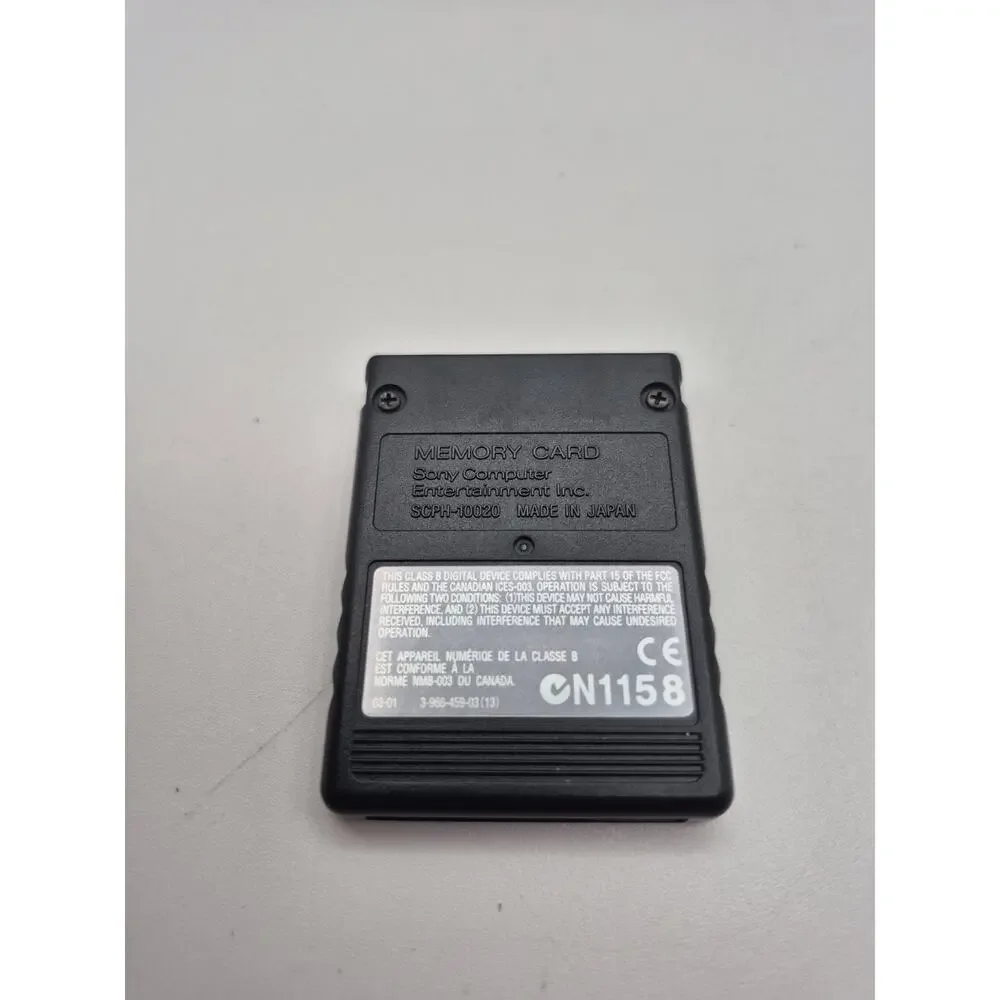 Sony PlayStation 2 8 MB Black Memory Card Magic gate Tested Read